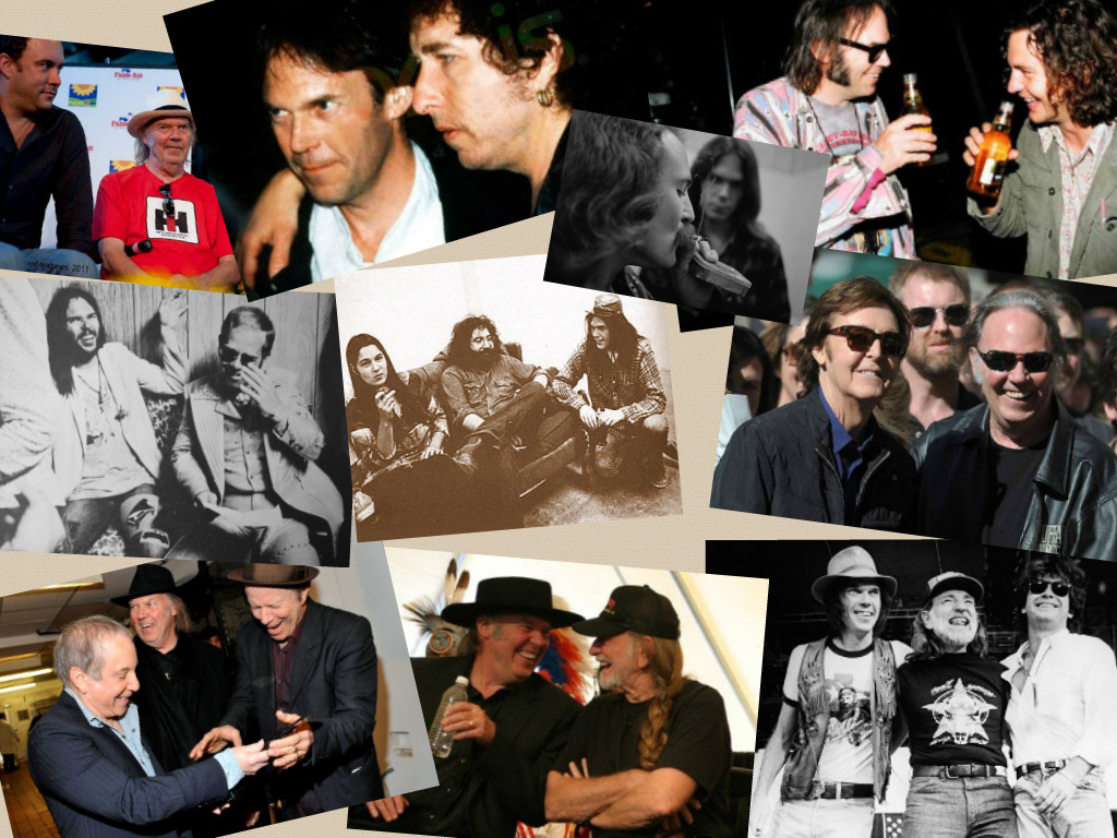 Hanging With Shakey: Photos Of Neil Young Shmoozing With Rock Legends