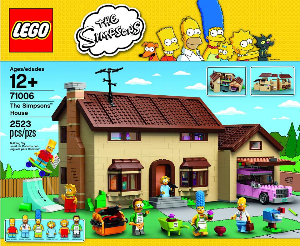 The Lego Simpsons House: A View Inside and Behind The Scenes