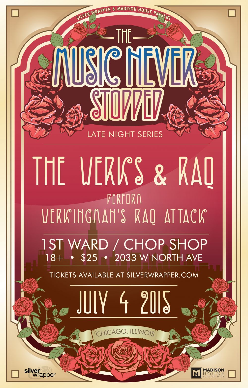 RAQ Is Coming Baq To Chicago, Will Play Late Night Post #Dead50 Gig With The Werks 7/4/15