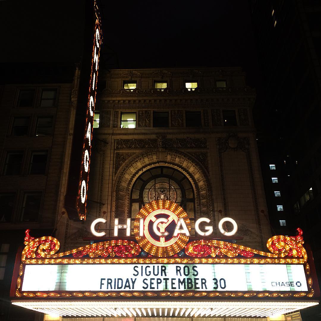 Stream / Download / Video | Sigur Rós @ Chicago Theatre 9/30/16