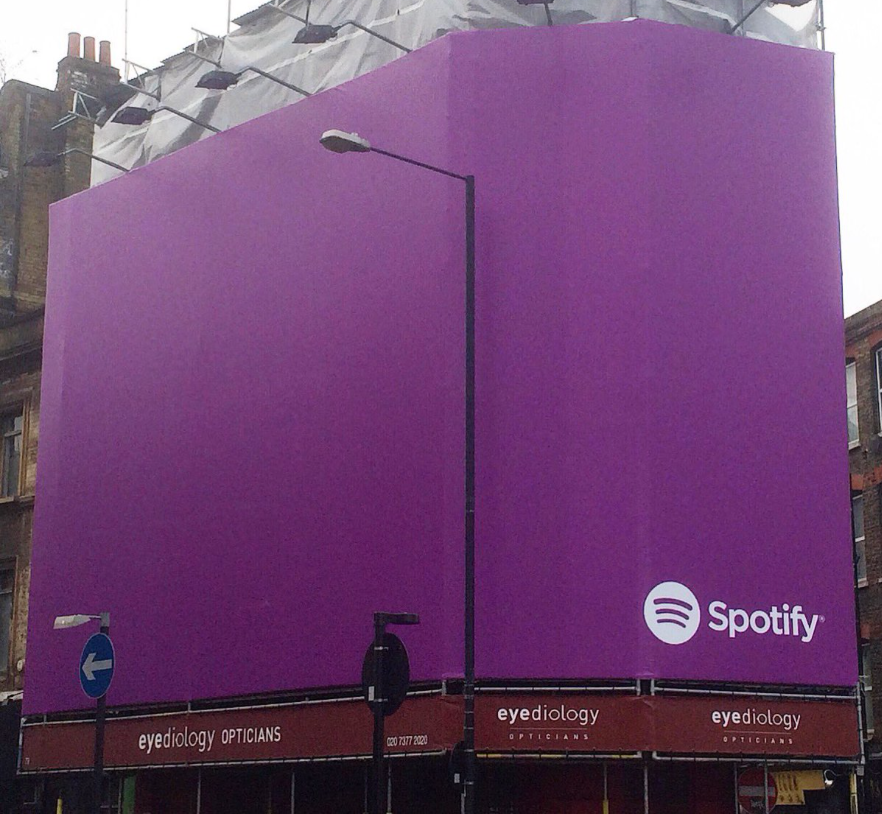 Purple Billboards & Public Space Ads Signify Prince Coming To Spotify