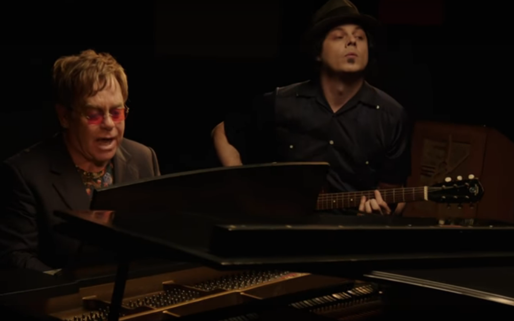Watch Jack White And Elton John Record New Song “Two Fingers Of Whiskey”